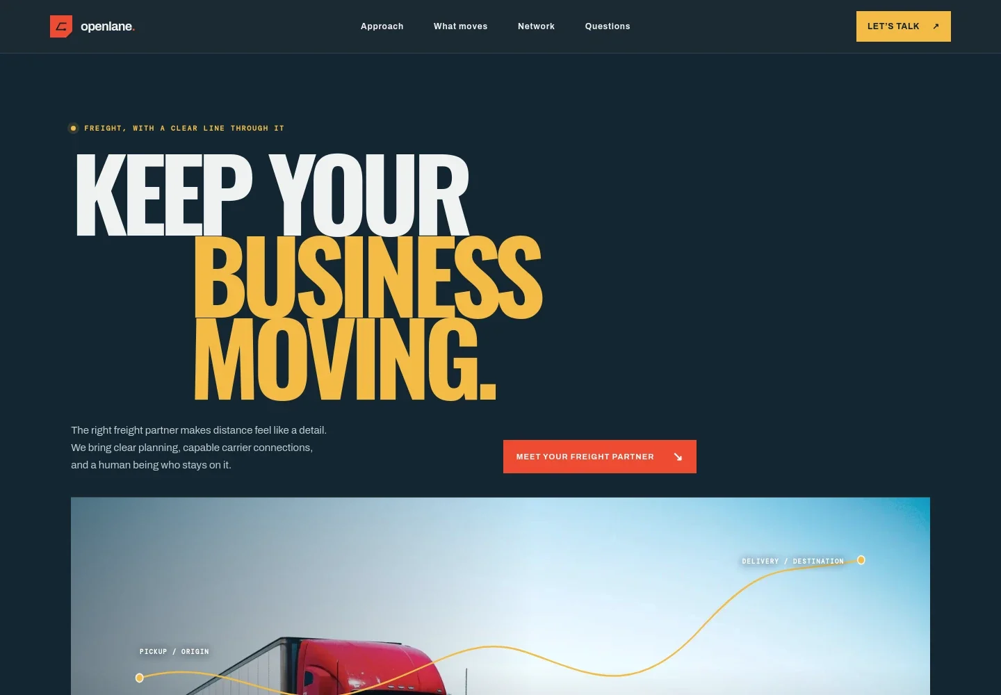 Freight Broker Website Template
