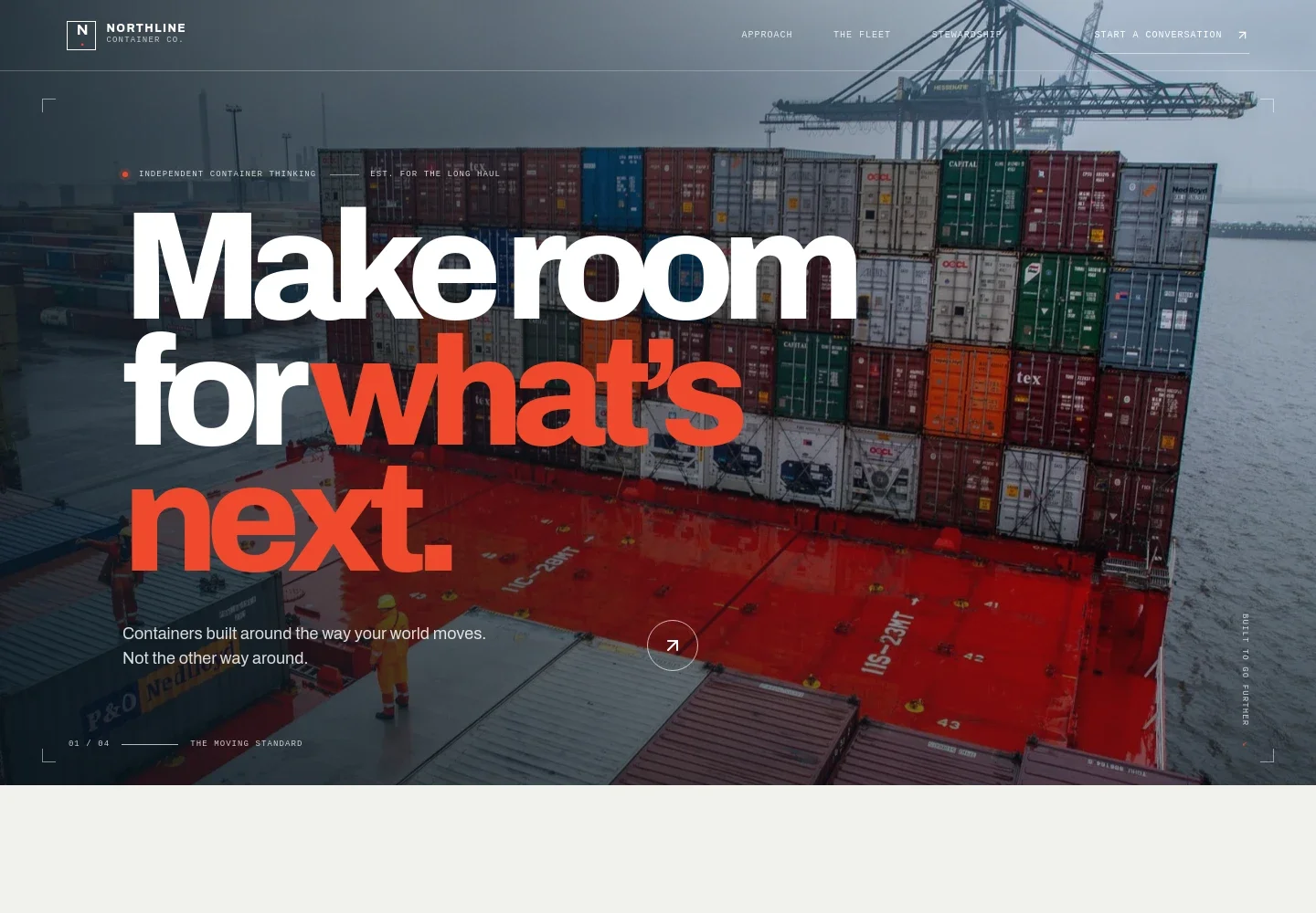 Freight Containers Website Template