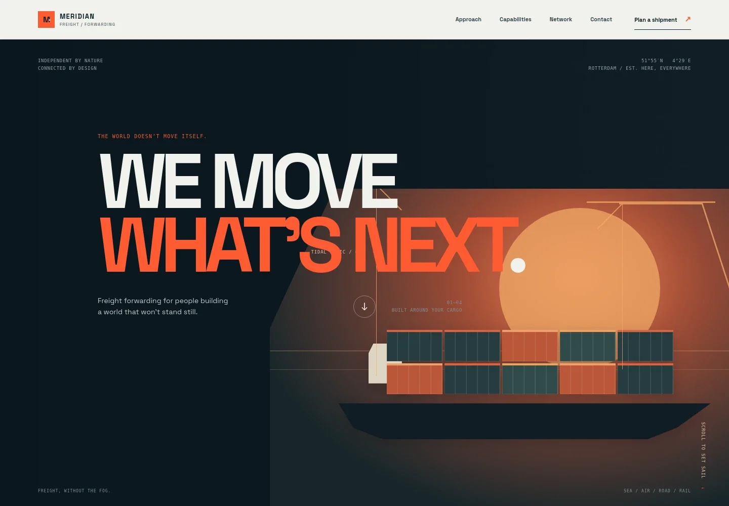 Freight Forwarder Website Template