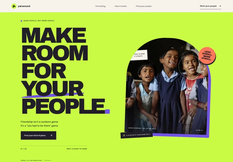 Friend Finder Website Template