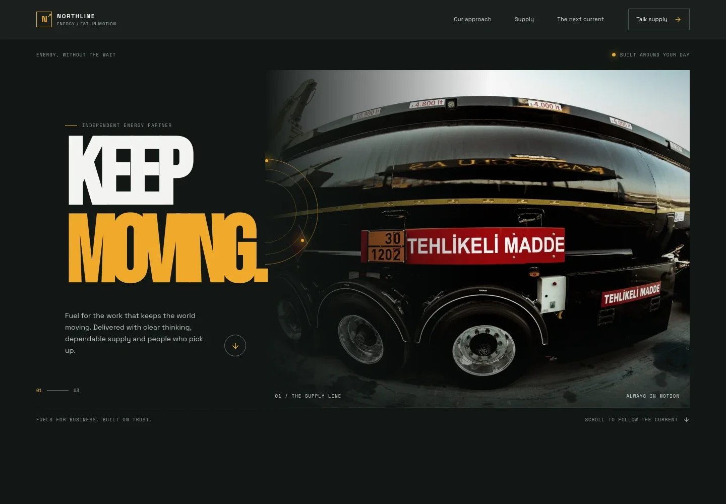 Fuel Supplier Website Template