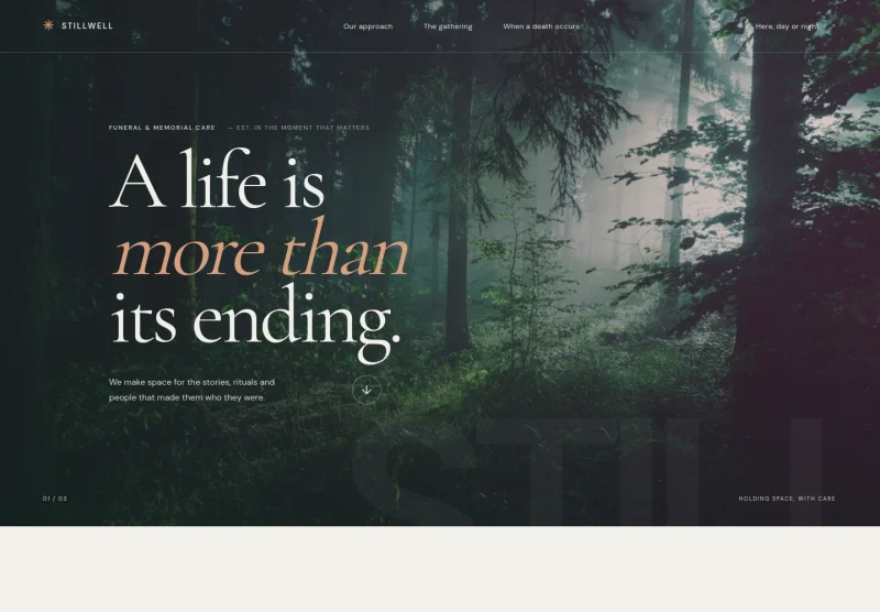Funeral Website Template