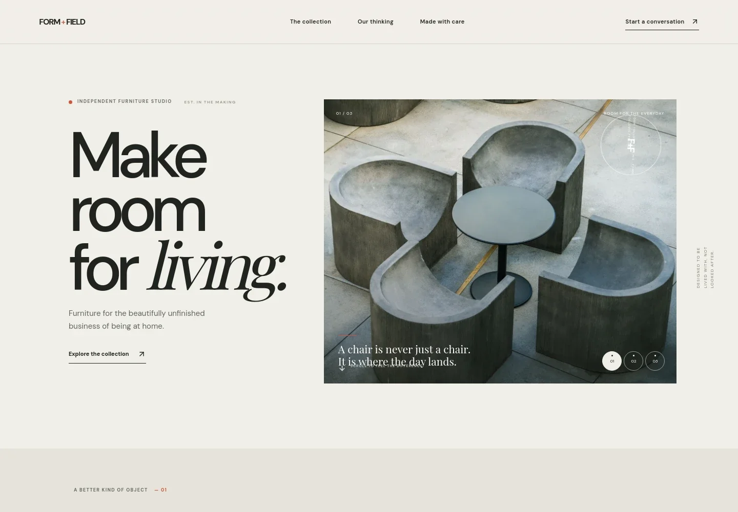 Furniture Design Website Template