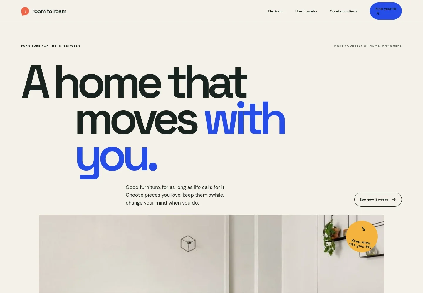 Furniture Rental Service Website Template