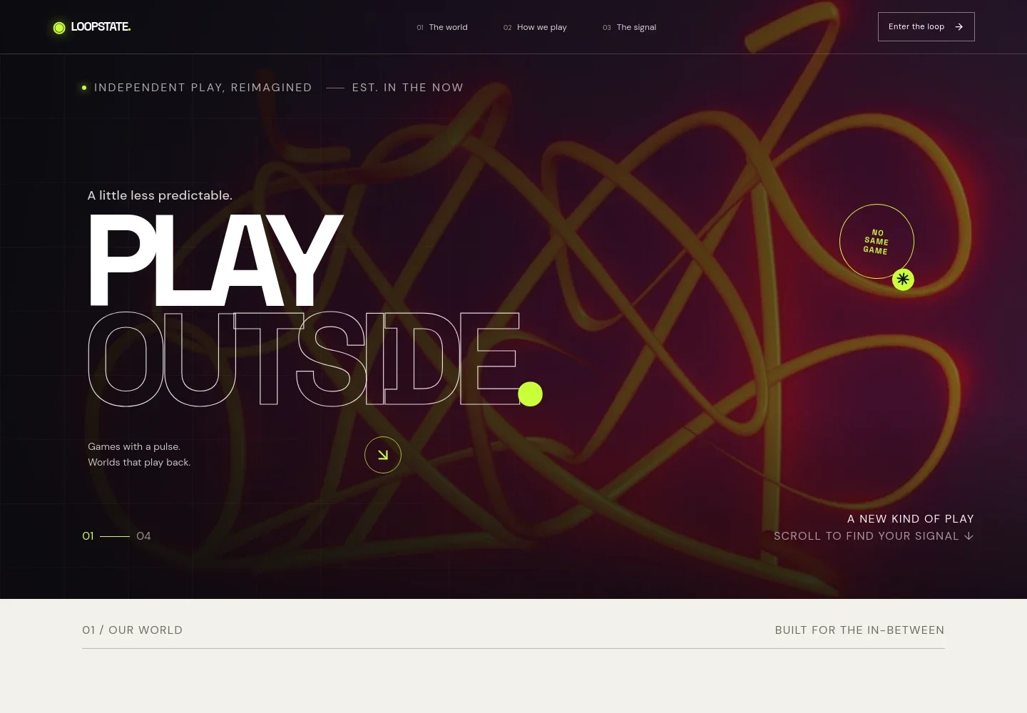 Game App Website Template