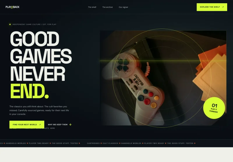 Game Selling Website Template