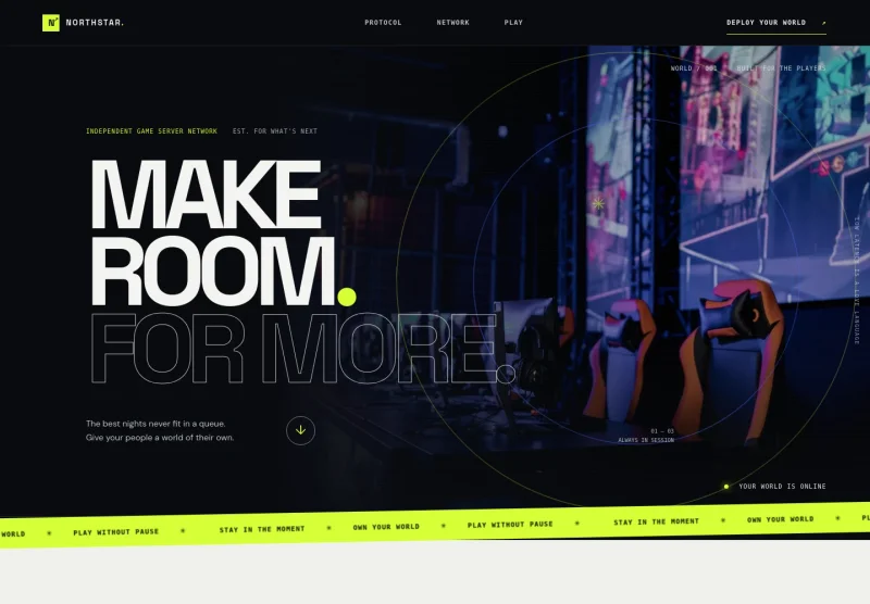 Game Server Website Template