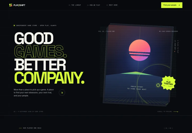 Game Store Website Template