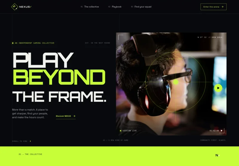 Gamer Website Template
