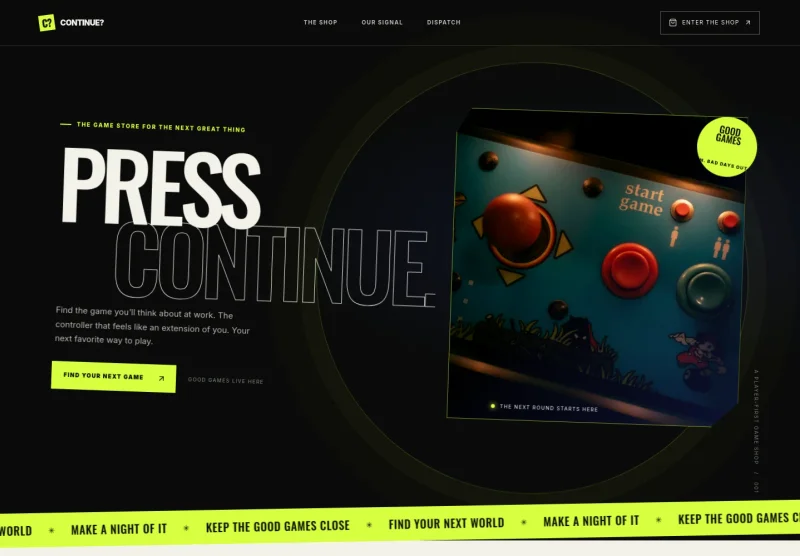 Games Ecommerce Website Template