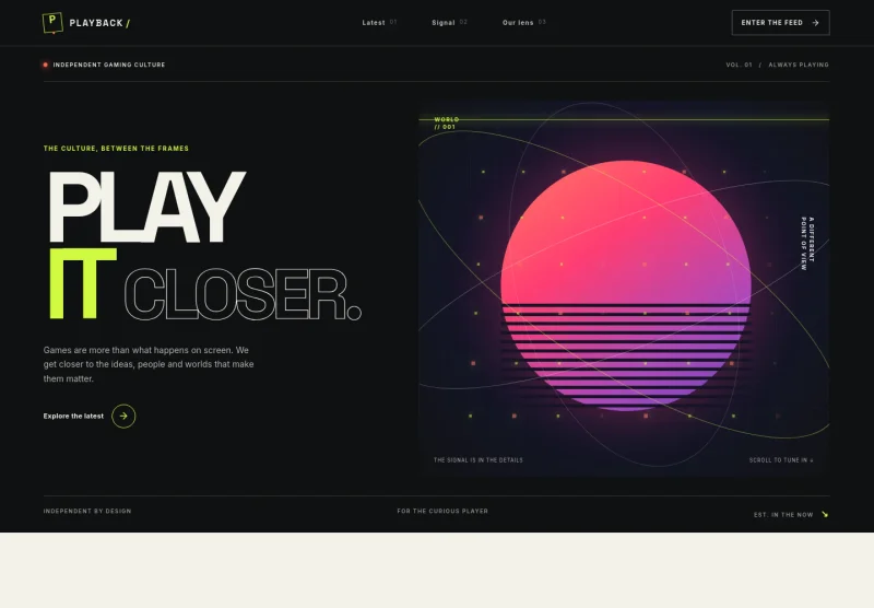 Gaming News Website Template