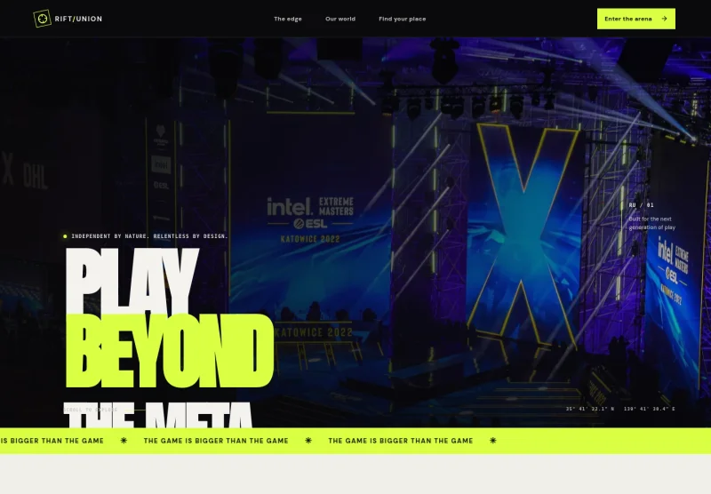 Gaming Organization Website Template