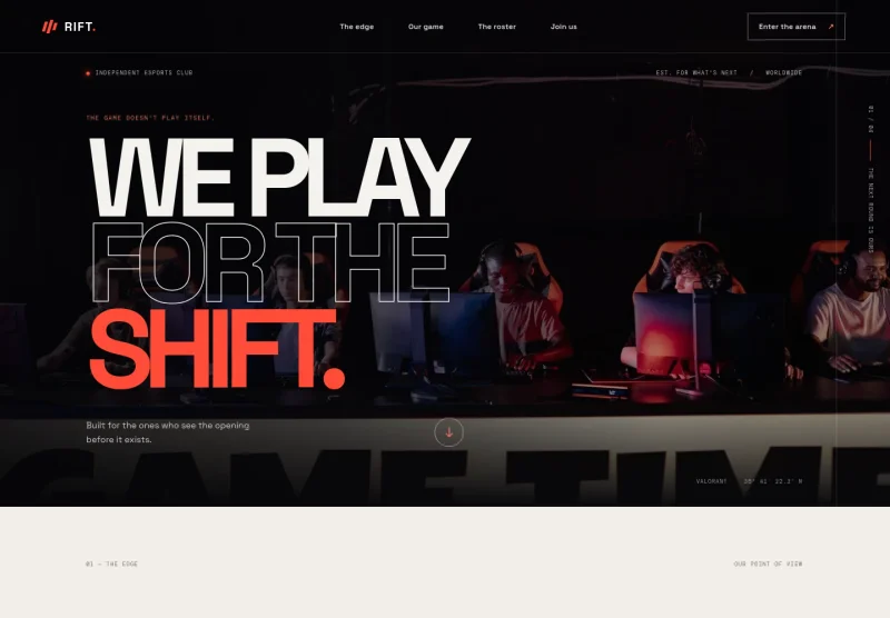 Gaming Team Website Template