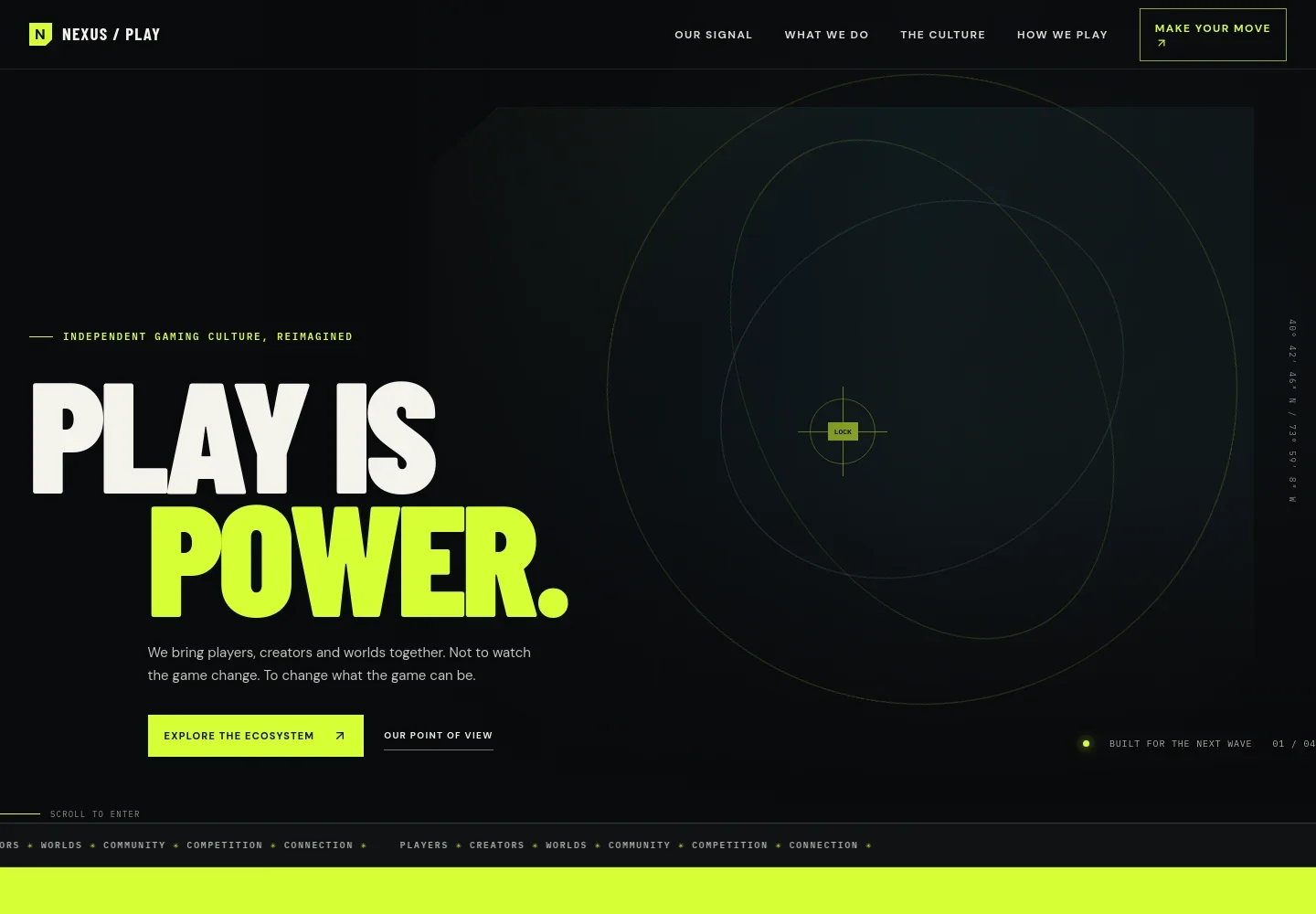 Gaming Website Template
