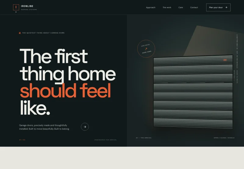 Garage Door Website Template