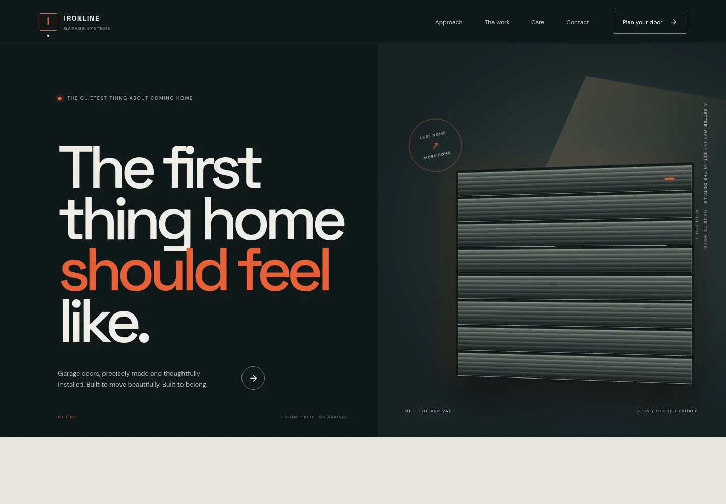 Garage Door Website Template
