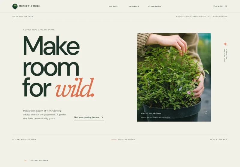Garden Center Website Template