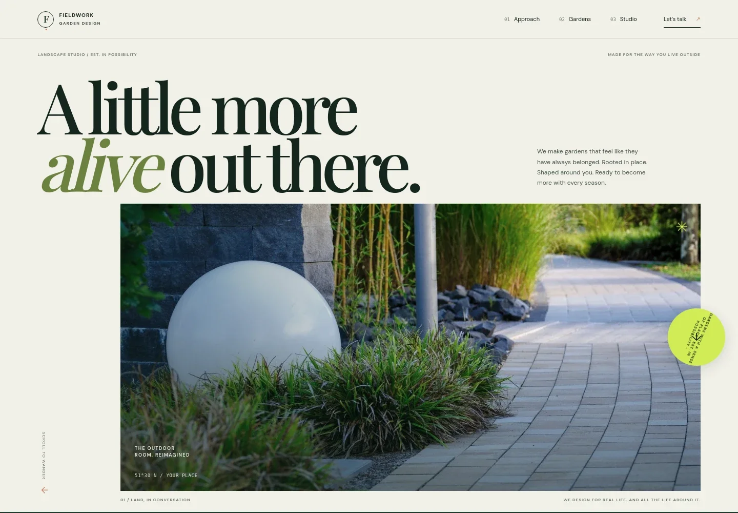 Garden Design Website Template