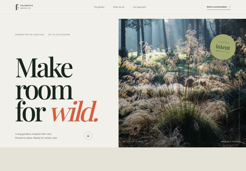Gardener Website Template