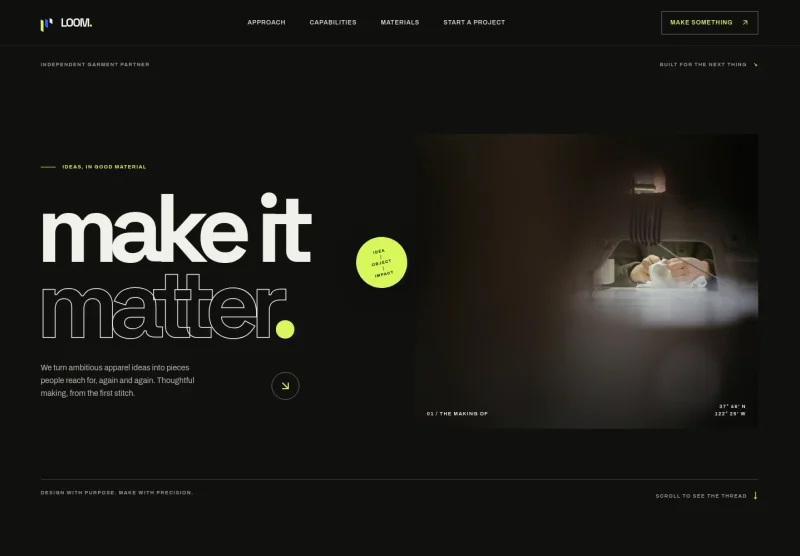 Garment Factory Website Template