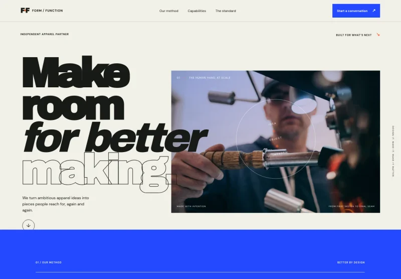 Garment Manufacturing Website Template