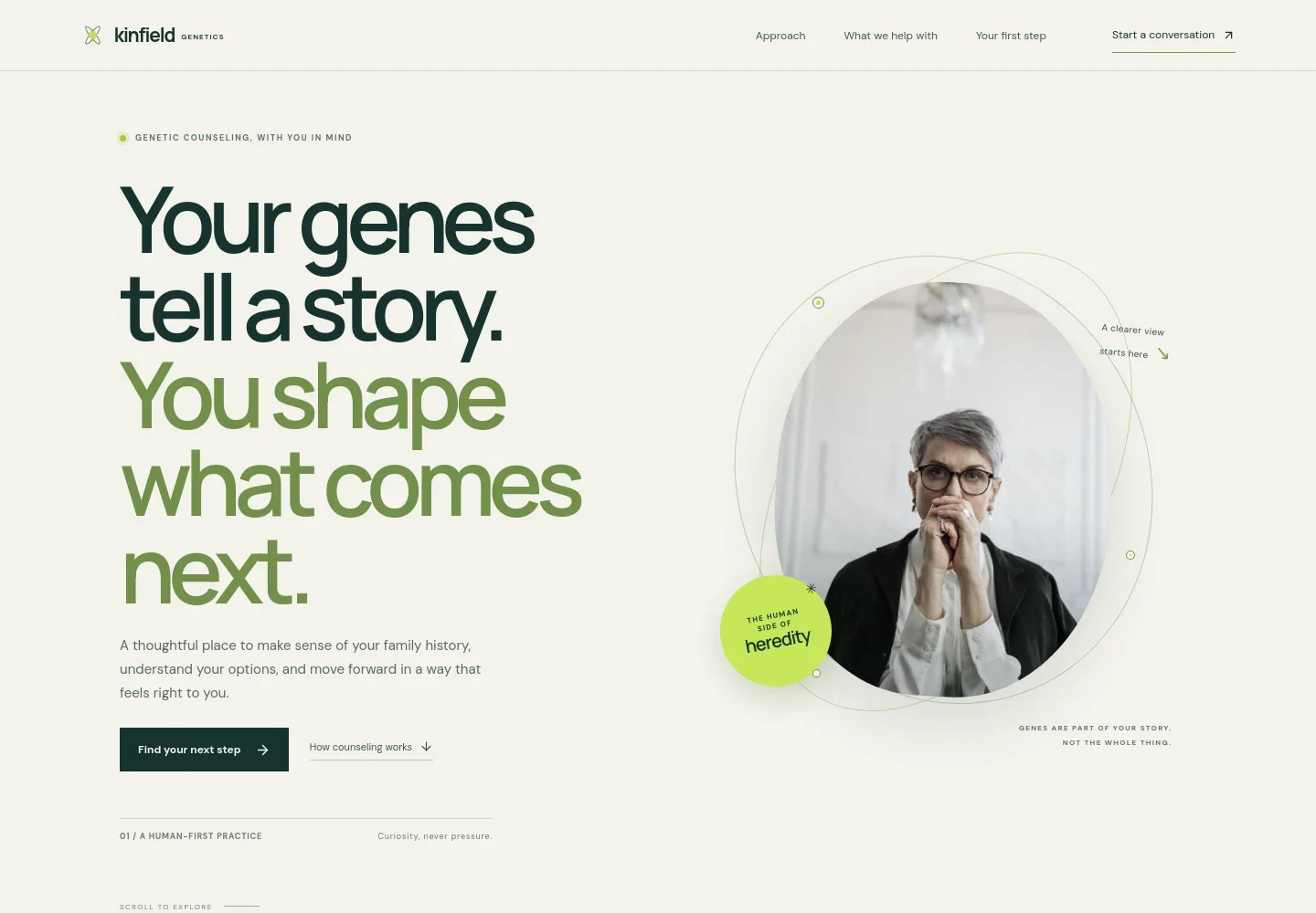 Genetic Counselor Website Template