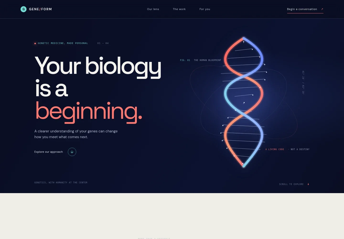 Geneticist Website Template