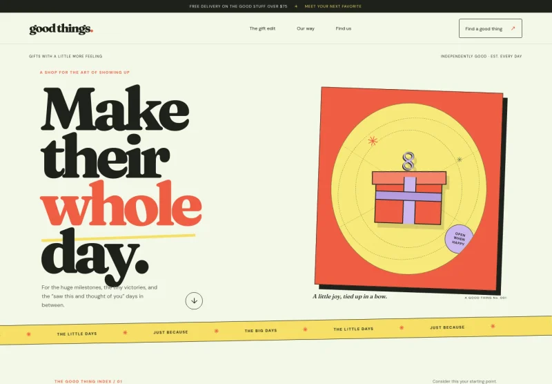 Gift Shop Website Template