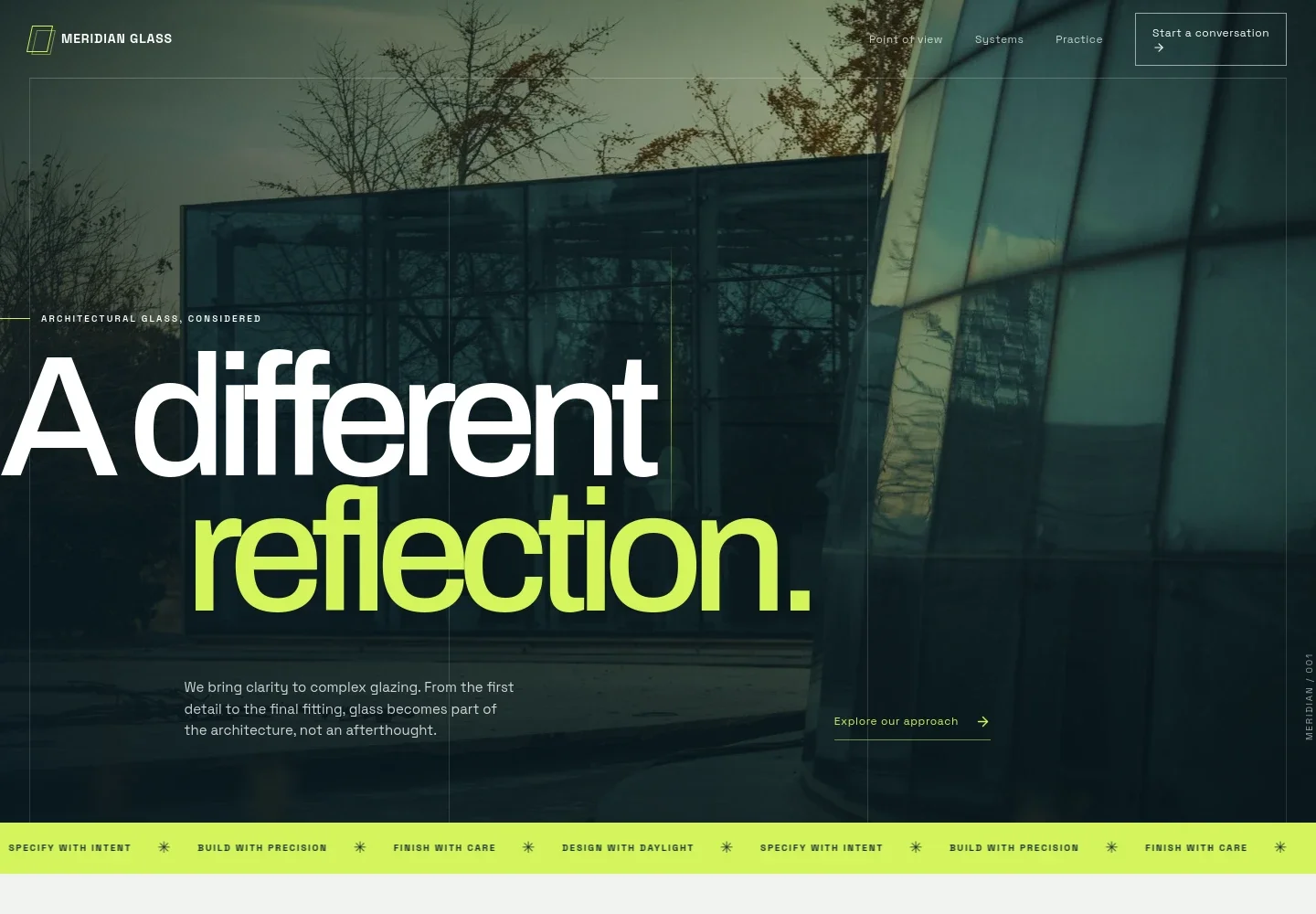 Glass Company Website Template