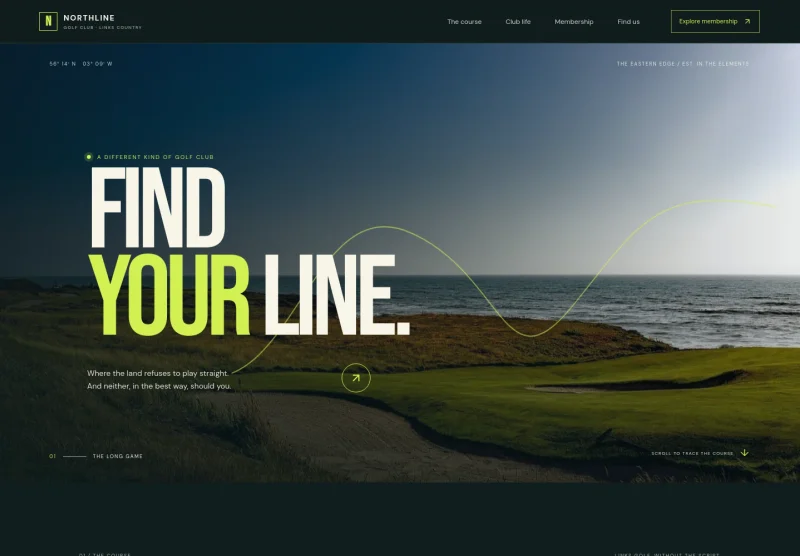 Golf Club Website Template