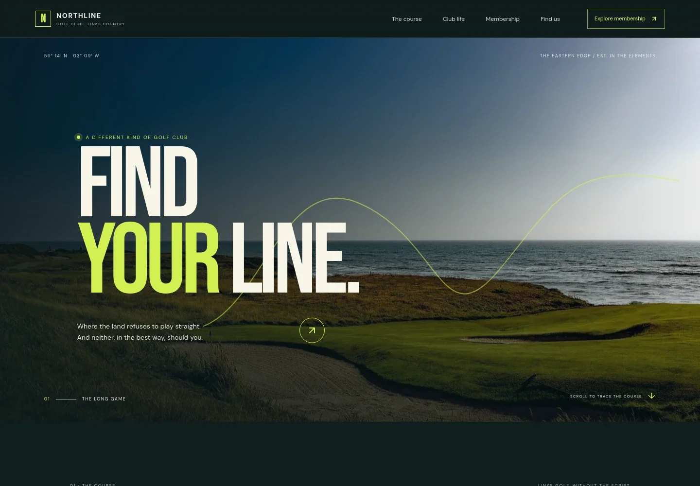 Golf Club Website Template