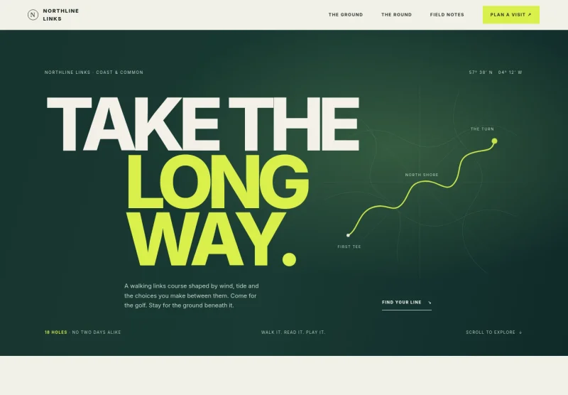 Golf Course Website Template