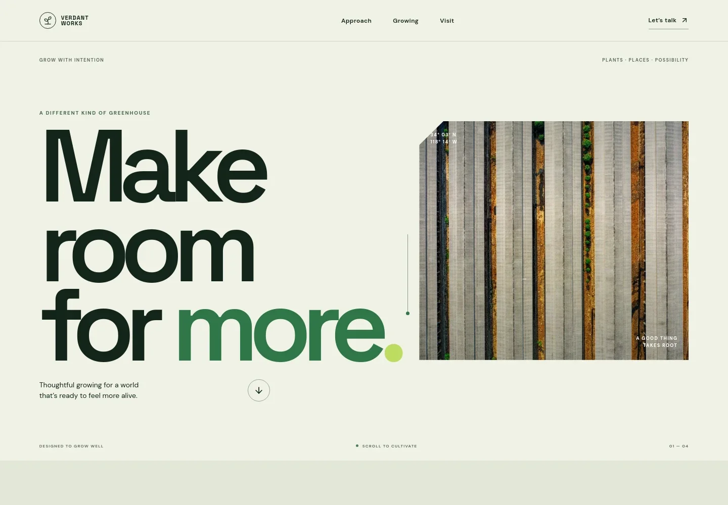 Greenhouse Website Template