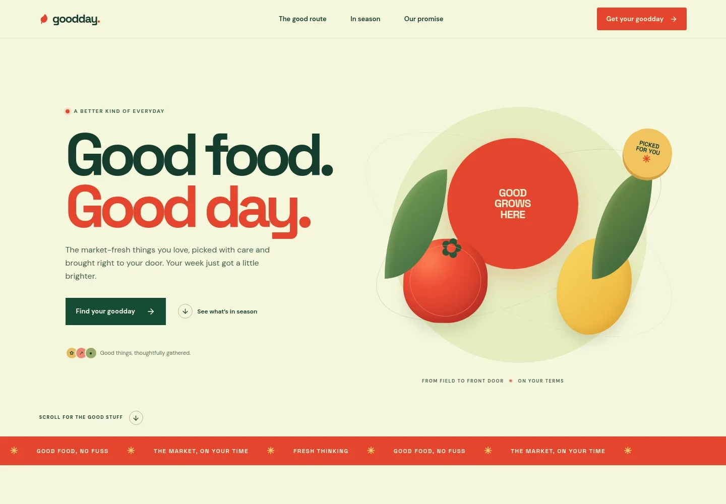 Grocery Delivery Website Template