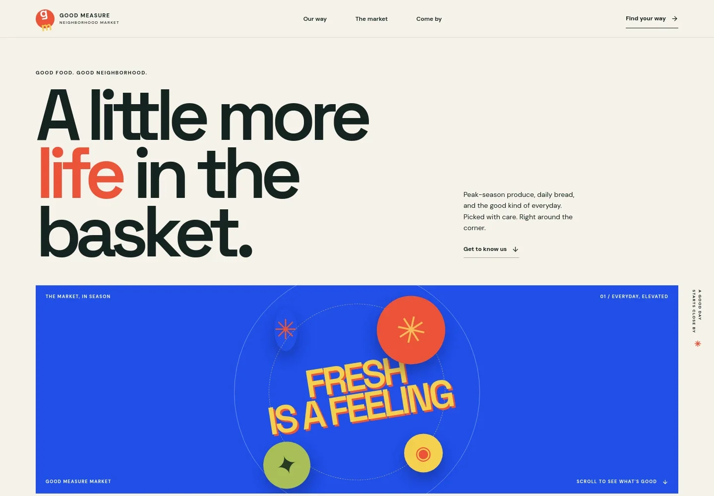 Grocery Website Template