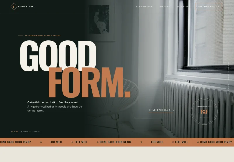 Grooming Website Template