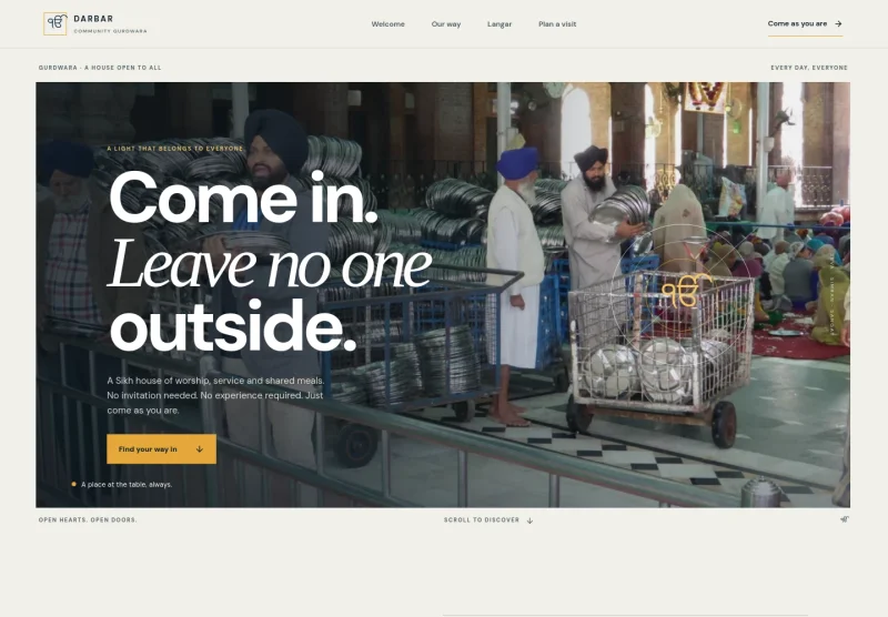 Gurudwara Website Template
