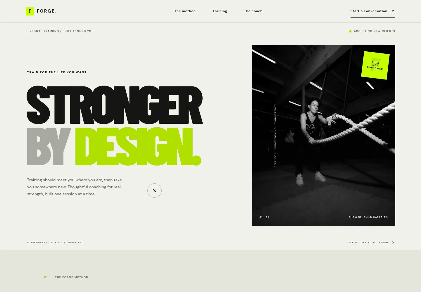 Gym Trainer Website Template