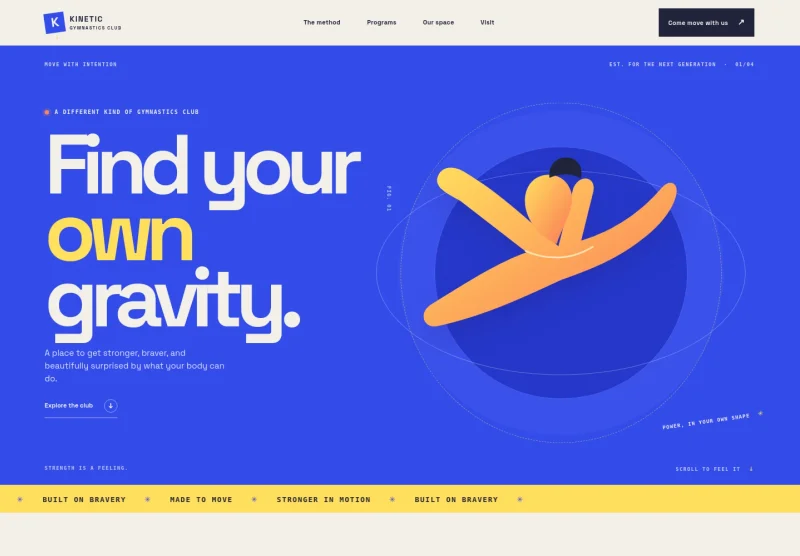 Gymnastics Website Template
