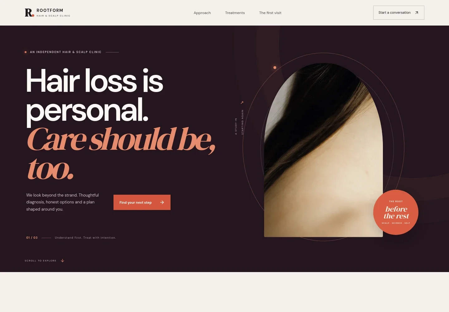 Hair Clinic Website Template