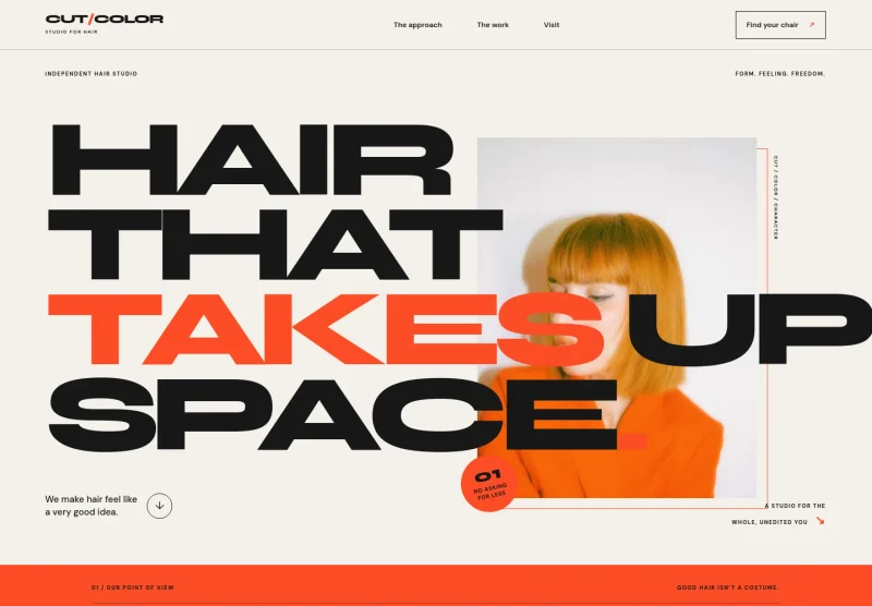Hair Salon Website Template