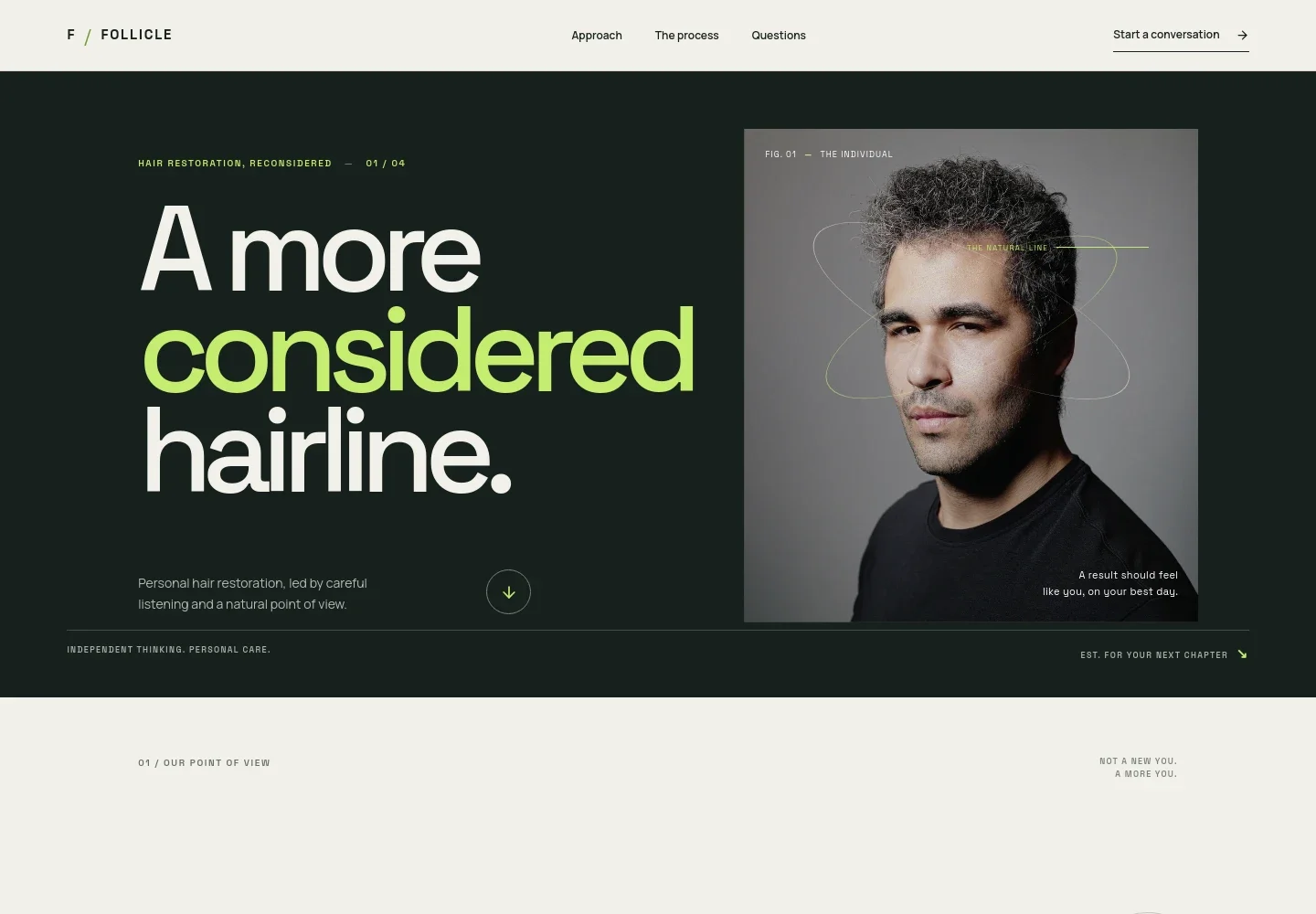 Hair Transplant Website Template