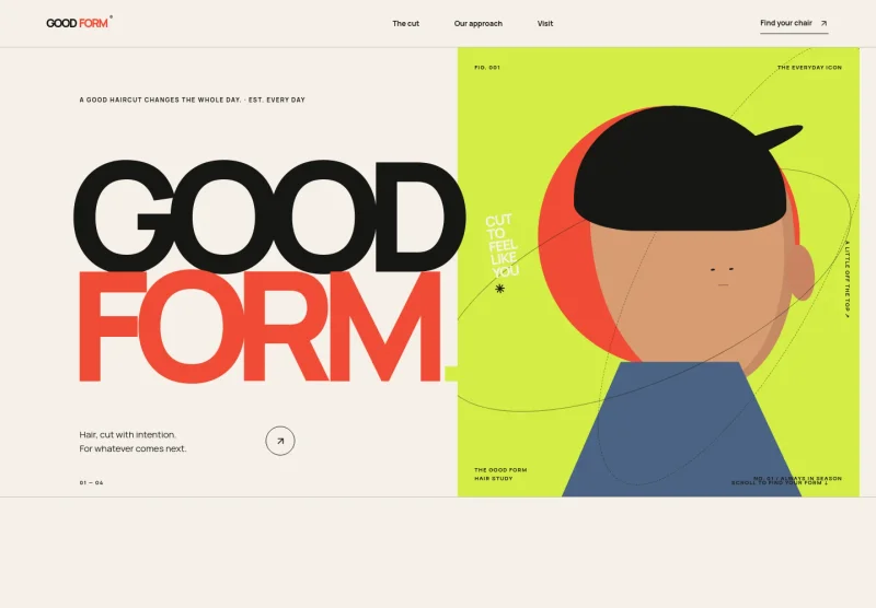 Haircut Website Template