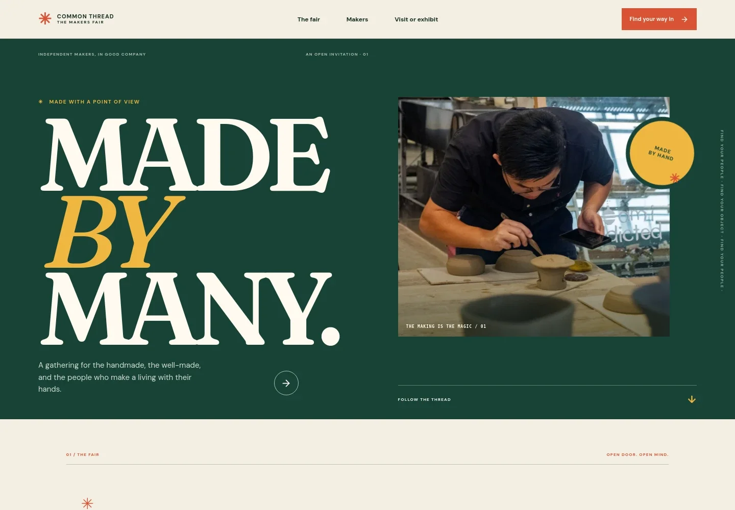 Handicraft Fair Website Template