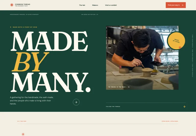 Handicraft Fair Website Template