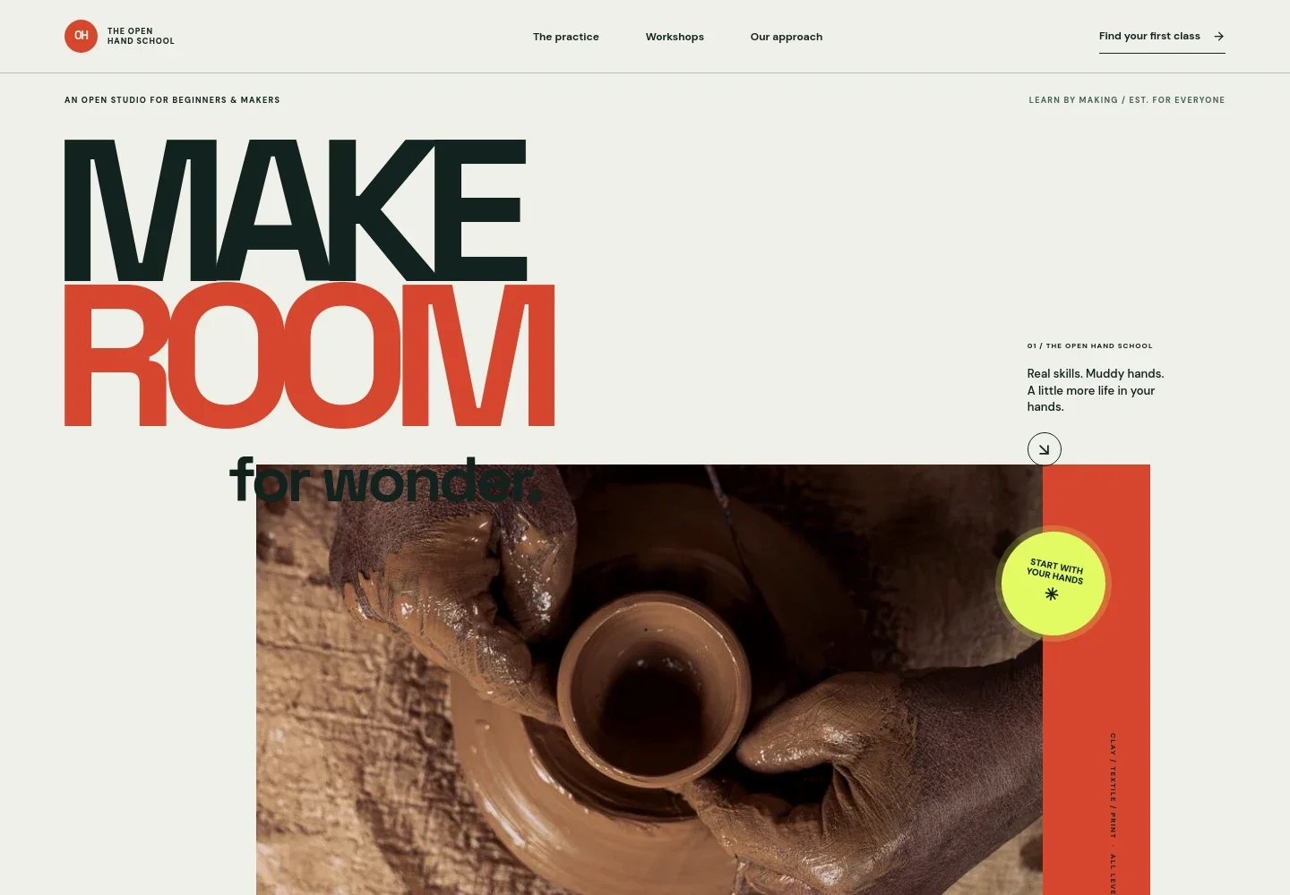 Handicraft School Website Template