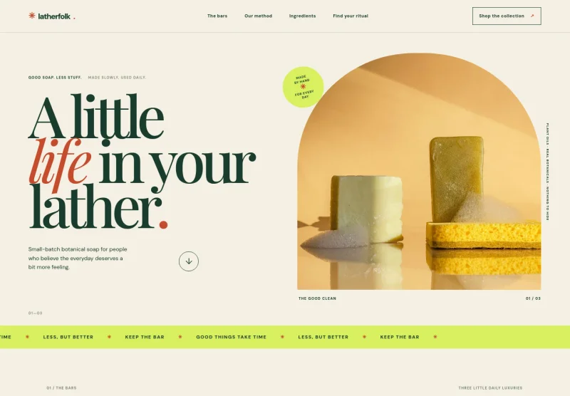 Handmade Soap Website Template