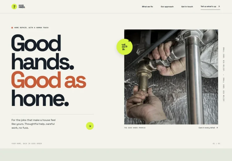 Handyman Website Template