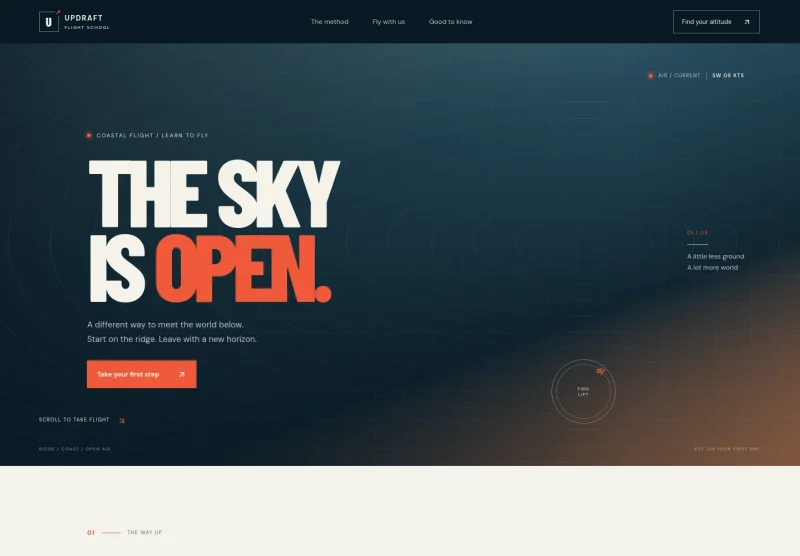 Hang Gliding Center Website Template