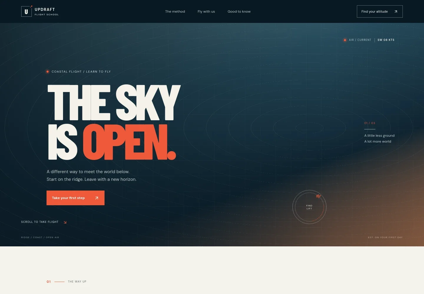 Hang Gliding Center Website Template